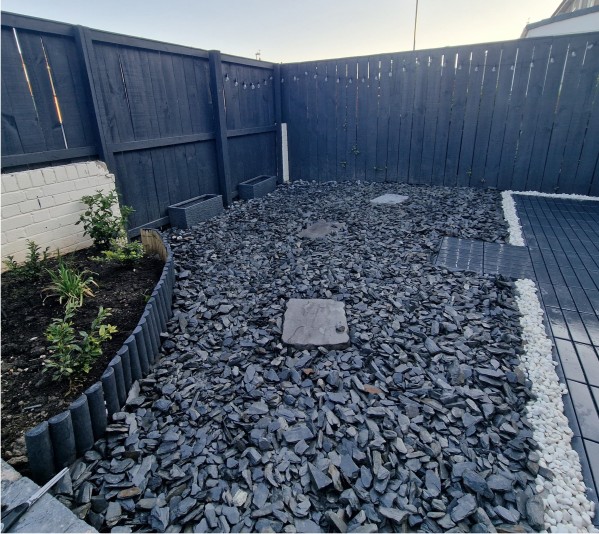 Bags of grey slate hot sale